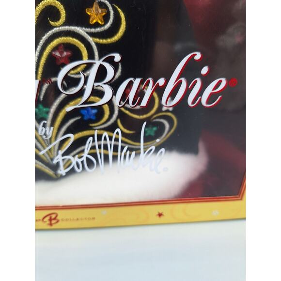 46)2006 Holiday Barbie Doll By Dress Designer Bob Mackie. Barbie Collectr Series - Picture 5 of 10